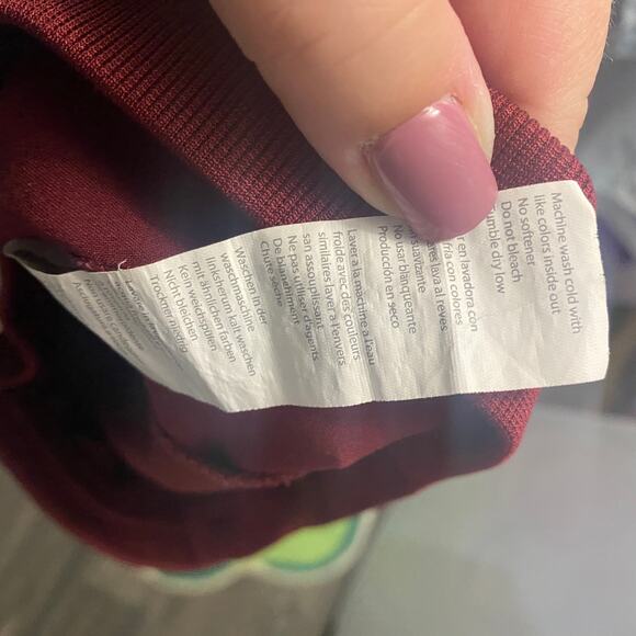 Fabletics All-Shift Scrub Jogger Dark Red Burgundy Mens/Unisex Sz S - Picture 14 of 15